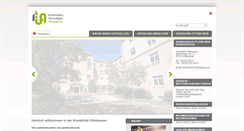 Desktop Screenshot of kreisklinik-ottobeuren.de